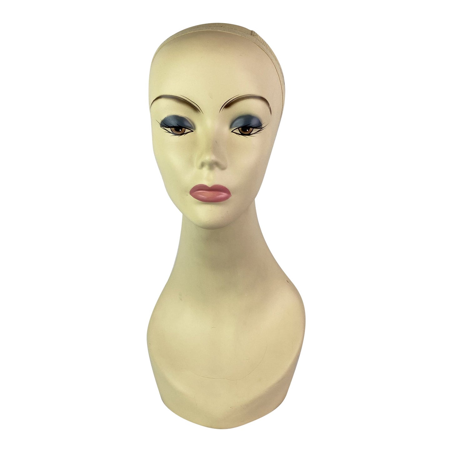 Vintage 1950s Model Mannequin Makeup Bust Head