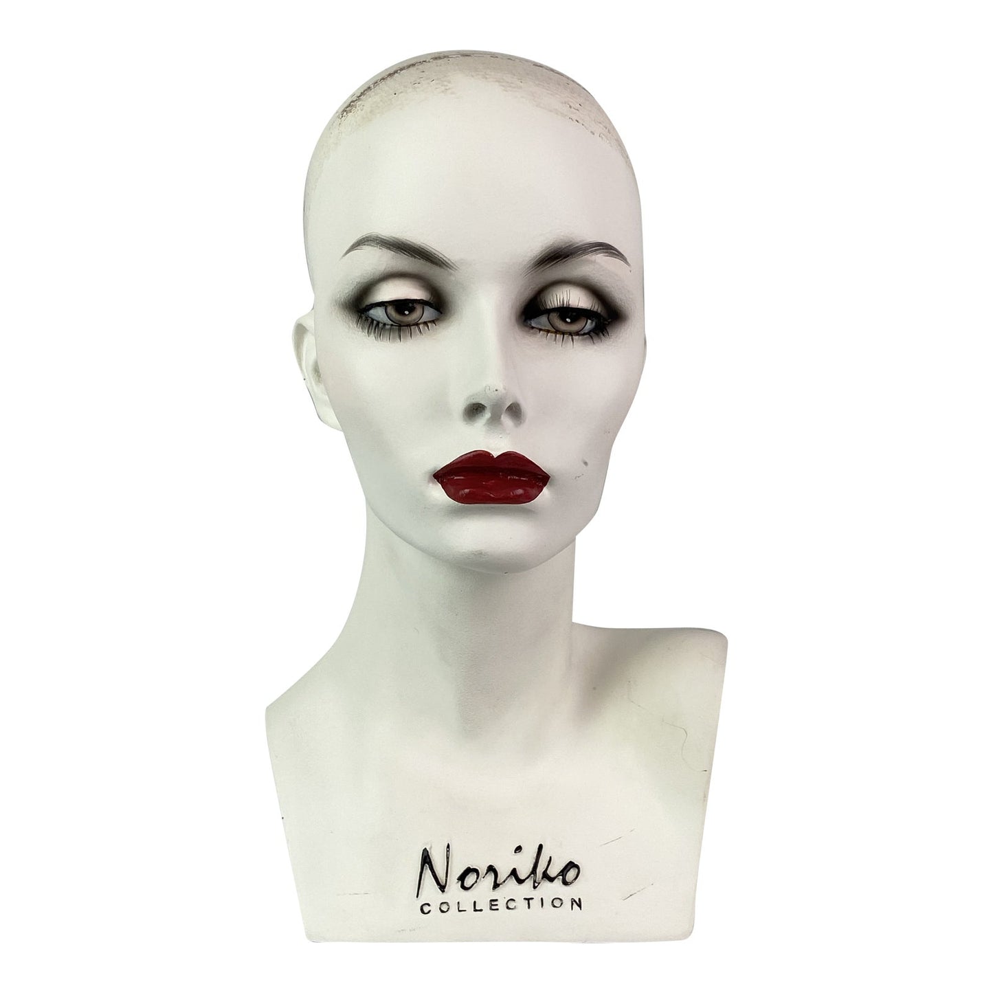Vintage 1980s Mannequin Head Bust