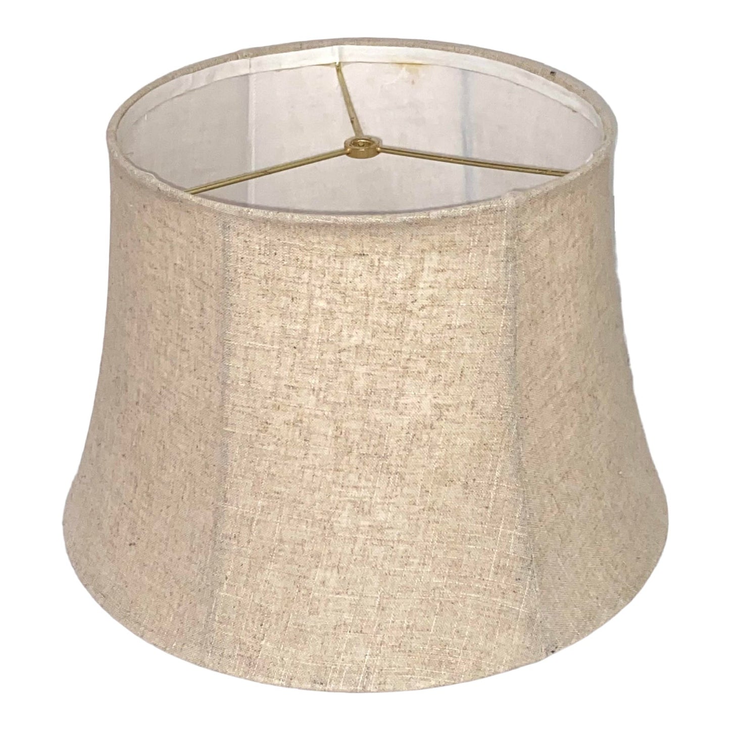 Vintage Beige Linen Lampshade