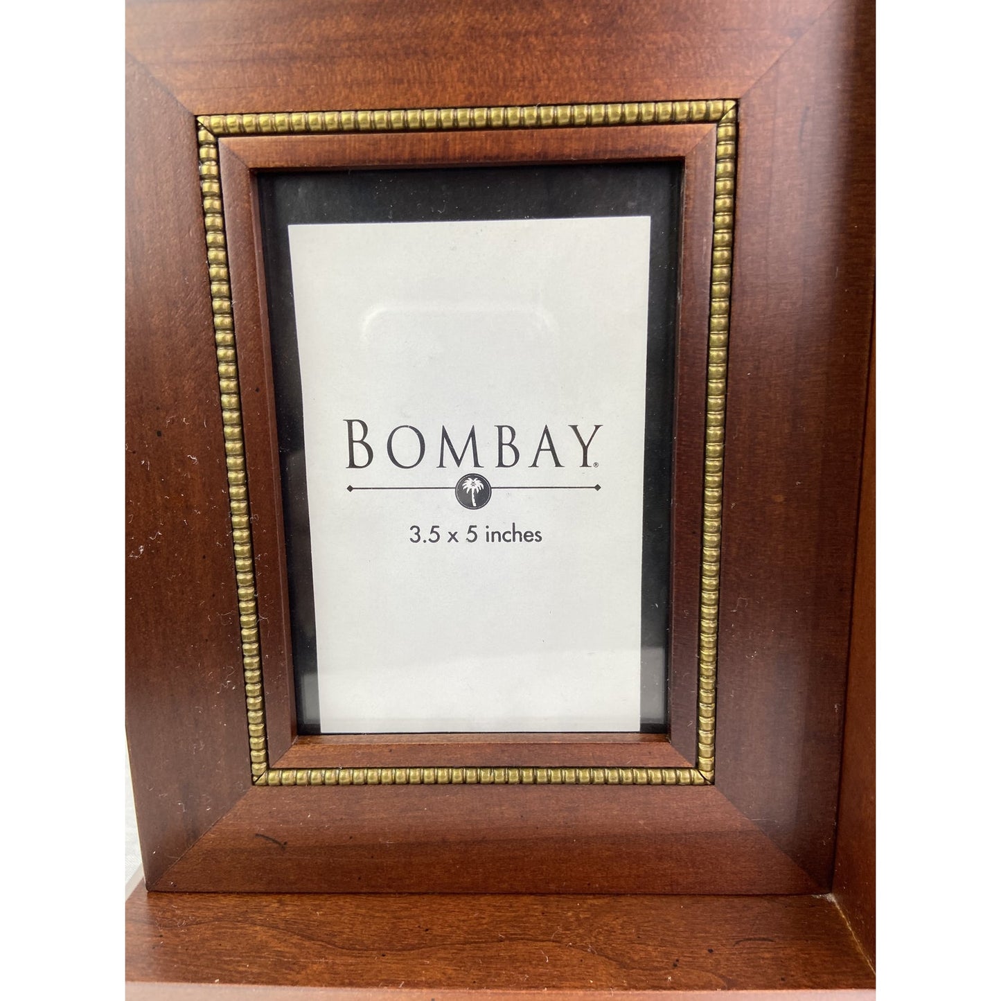 [SOLD] Vintage Bombay Company Wood Picture Frame Bookends- Pair of 2
