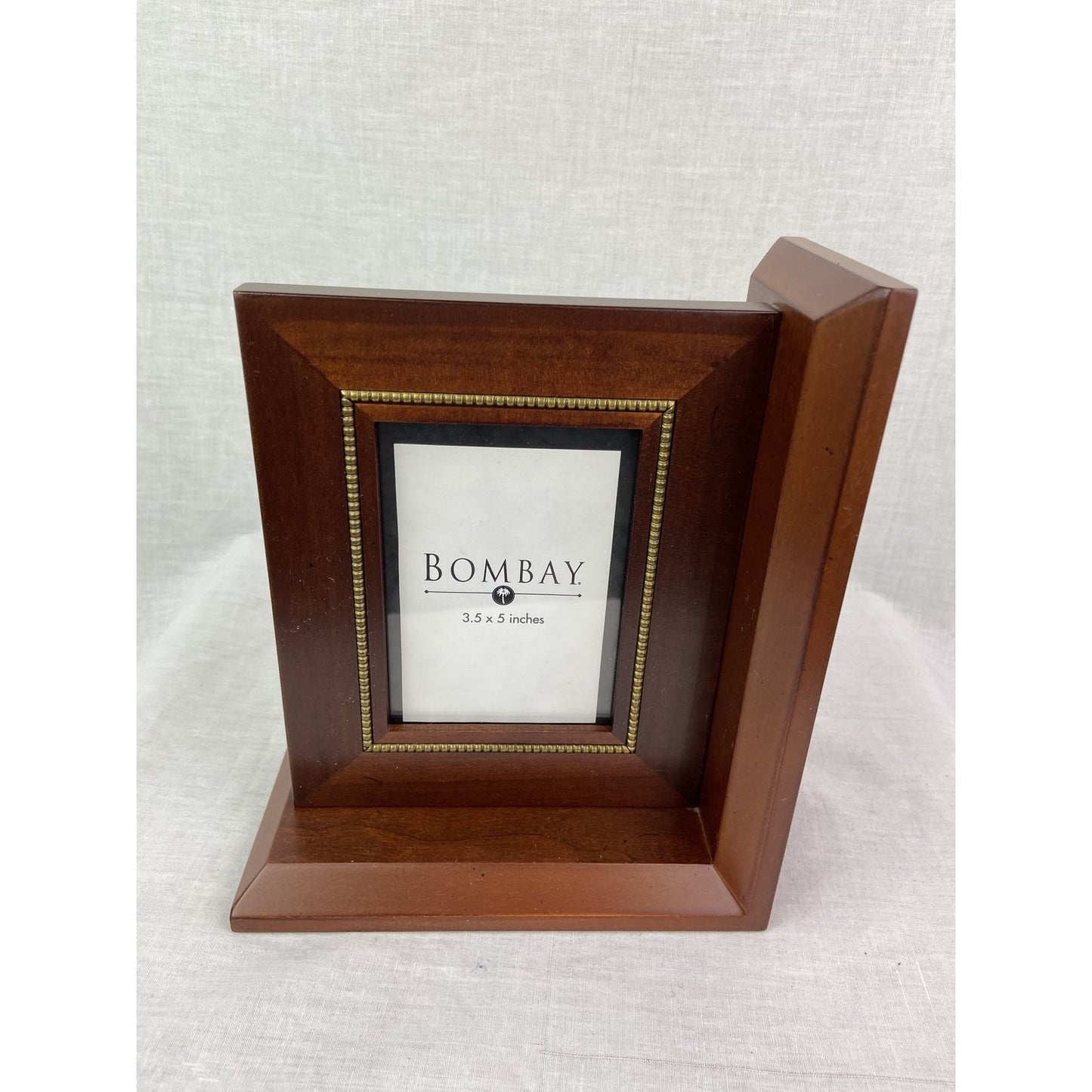 [SOLD] Vintage Bombay Company Wood Picture Frame Bookends- Pair of 2