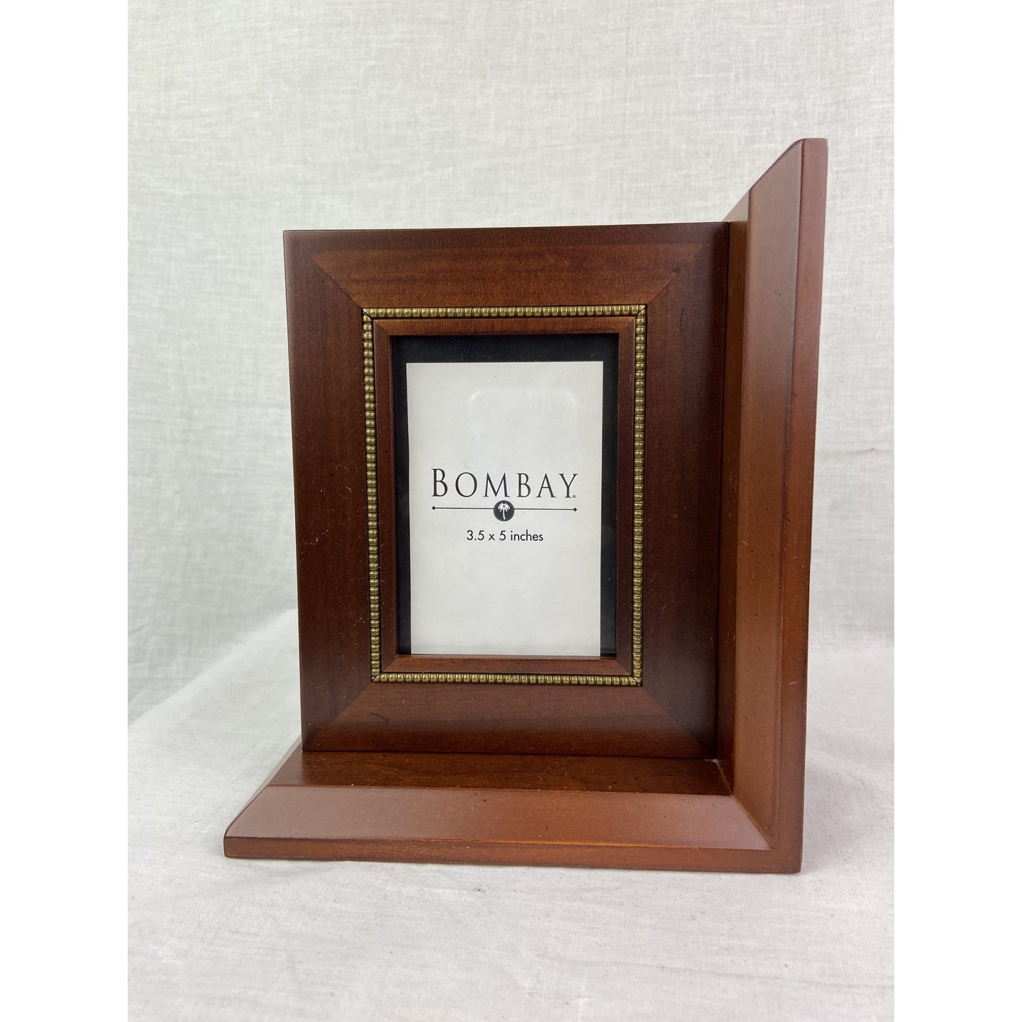 [SOLD] Vintage Bombay Company Wood Picture Frame Bookends- Pair of 2