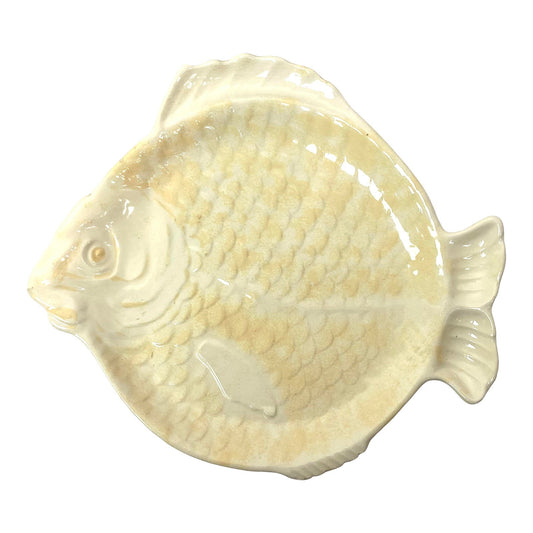 Vintage Hand Painted Ceramic Fish Plate