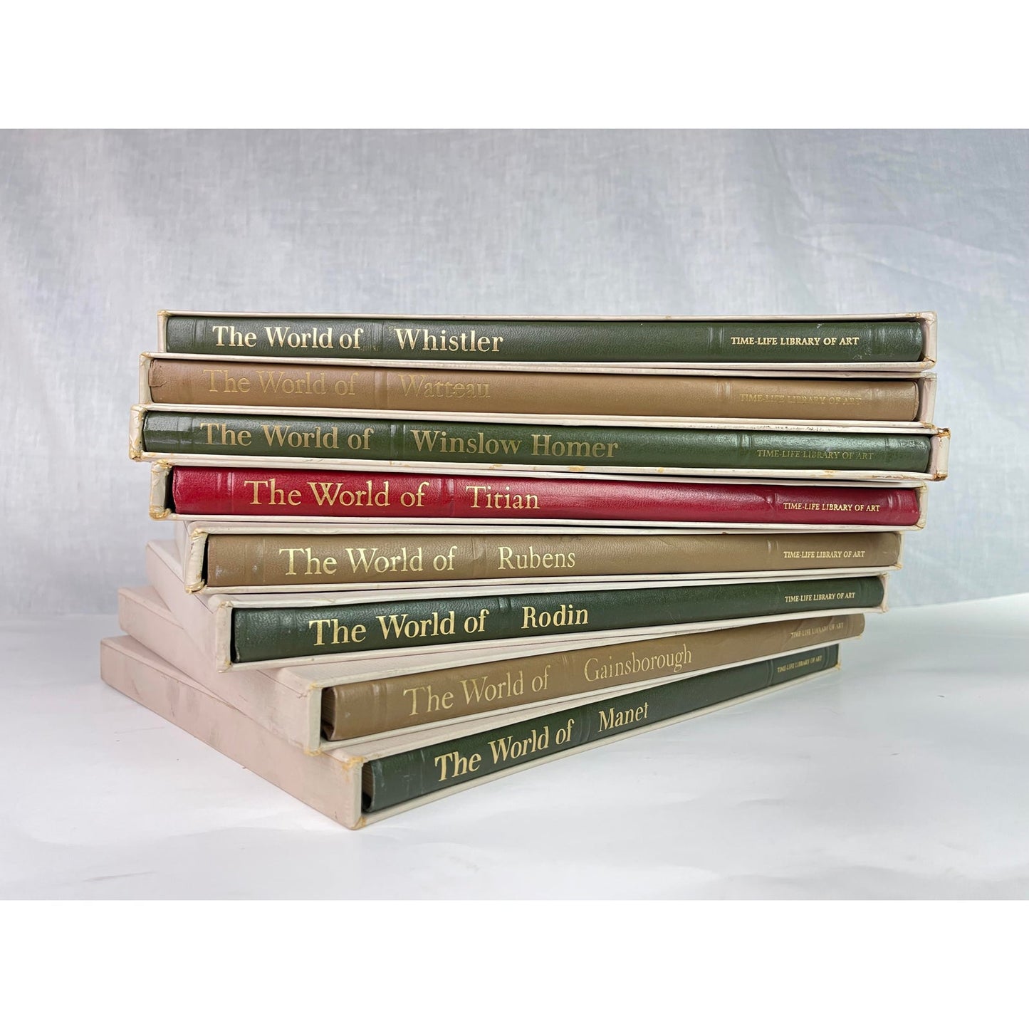 Vintage History of Art Famous Artists Book Collection - Set of 8